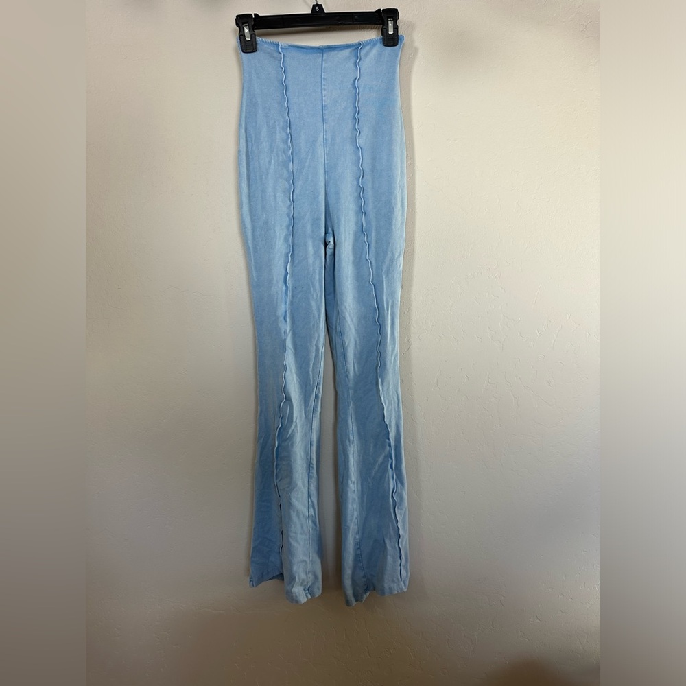 Urban Outfitters Out From Under Blue Flare Cotton Pants